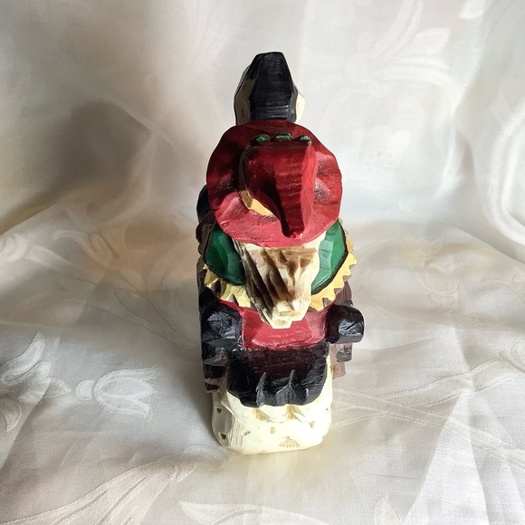 David Frykman Portfolio Santa Rides Canadian Goose 1997 Christmas 6" Tall DF1415 - Picture 5 of 9